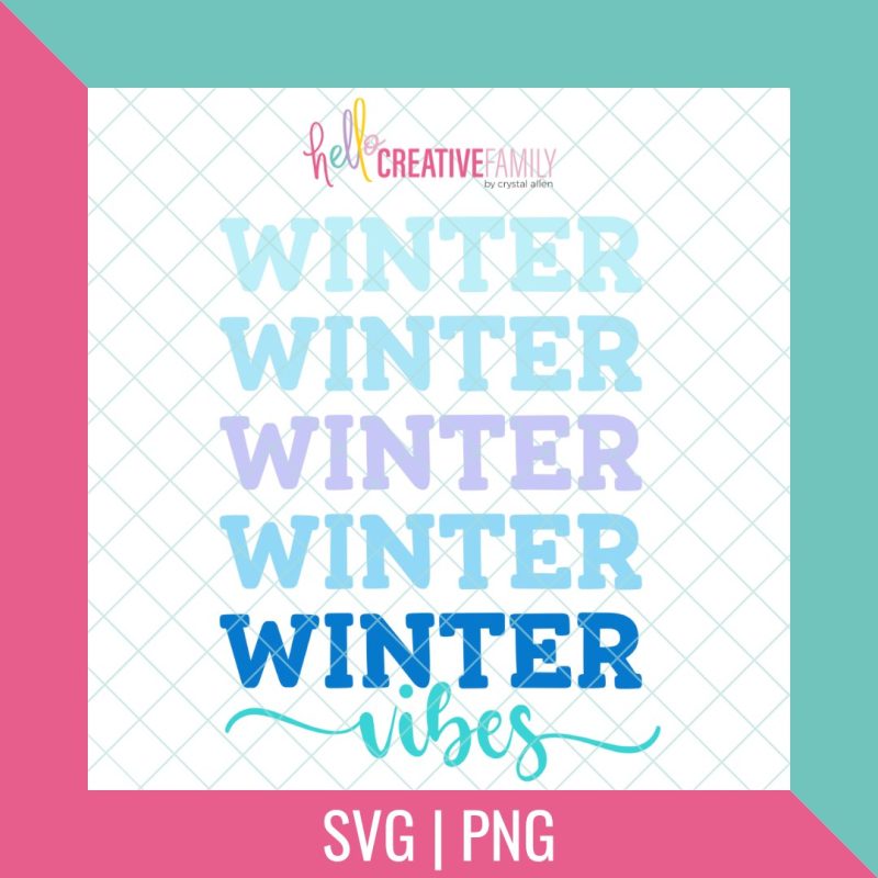 Winter Vibes SVG