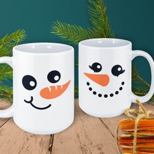 Snowman Face SVGs From Persia Lou