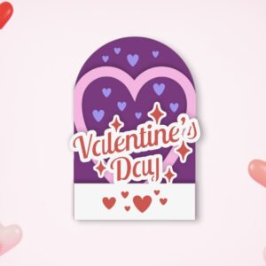 Valentine's Day Box Card SVG From The Bearded Housewife