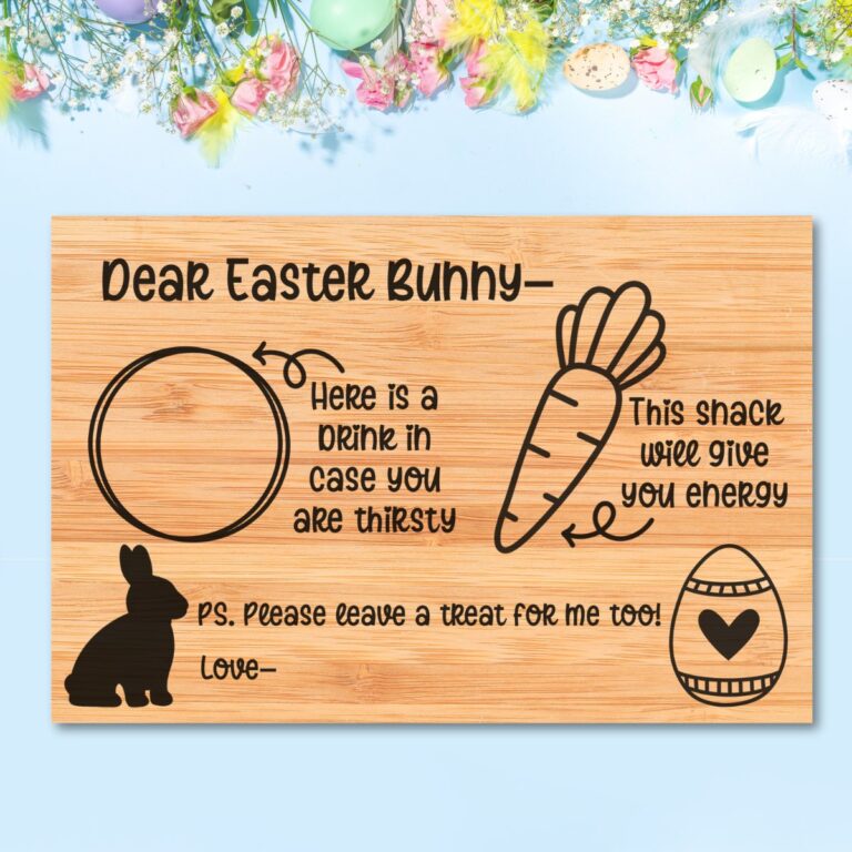 Free Easter Bunny Tray SVG + 17 Easter Cut Files