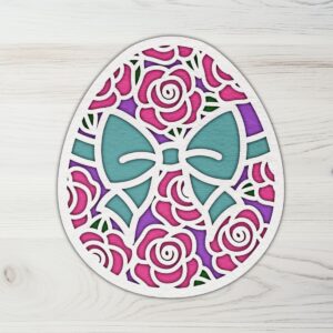 Floral Easter Egg Layered SVG From Like Love Do