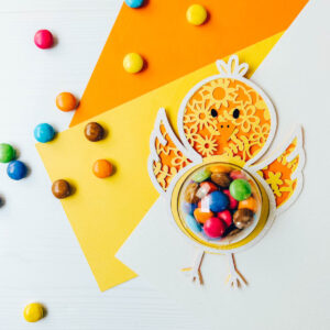 Layered Candy Easter Chick SVG From Extraordinary Chaos