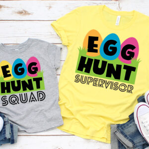 Egg Hunt Squad/Supervisor SVG From Artsy-Fartsy Mama