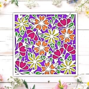 Spring Floral Square SVG From Like Love Do