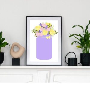 Jar of Flowers SVG From Kiy's Craftroom