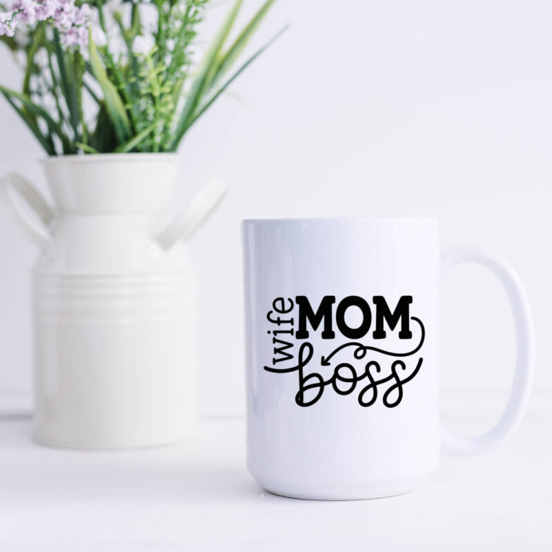 Mom Wife Boss Mug from Hello Creative Family