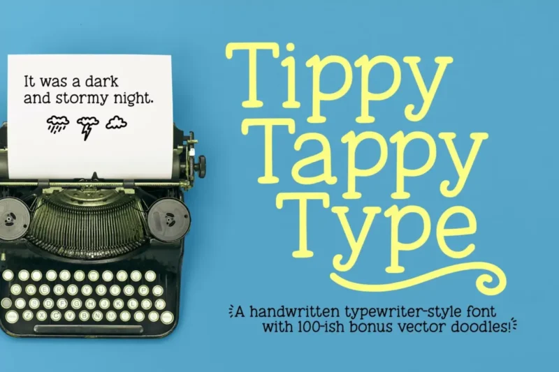 Tippy Tappy Type Font