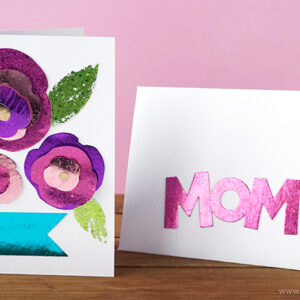 Make this Mother's Day extra special with a dazzling foiled card that will leave your mom speechless. Create a masterpiece that rivals store-bought cards but with the added touch of your love and effort.