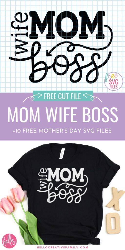 Make handmade gifts for mom using your Cricut with 10 free Mother's Day SVG files! Perfect for DIY shirts, mugs, tote bags, throw pillows and so much more!