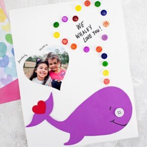 Show your love for Mom in a whale-y special way with this adorable pun-filled card. Download the free printable template, grab some photo prints, and get crafty to create a heartfelt Mother's Day surprise.