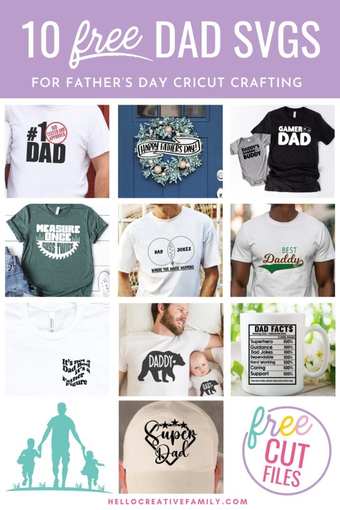 Level up your Father's Day gifts with 10 awesome SVG files, including a special Gamer Dad and Daddy's Gamer Buddy design! Get ready to impress Dad with personalized creations using your Cricut. Use to make hats, shirts, hoodies and so much more!