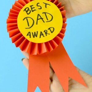 DIY Paper Award Ribbon by Easy Peasy and Fun