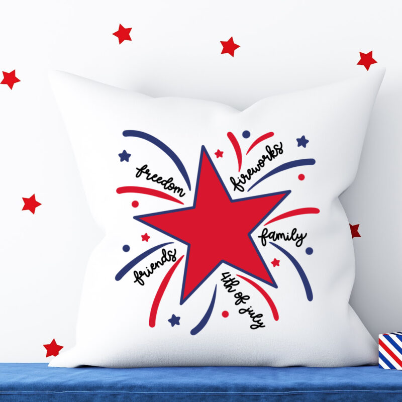 Let your patriotic side shine with free Fourth Of July SVG files! These stars and stripes cut files are perfect for making shirts, hats and Independence Day decor using your Cricut cutting machine!