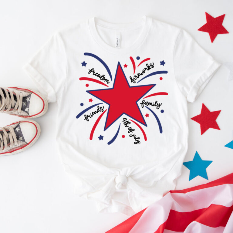 Let your patriotic side shine with free Fourth Of July SVG files! These stars and stripes cut files are perfect for making shirts, hats and Independence Day decor using your Cricut cutting machine!