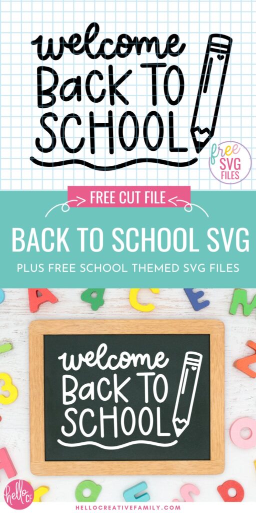 Create a sign, t-shirt, mug or other amazing Cricut project with these free Back To School SVG files that are perfect for teachers, EAs and administrators!