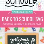 Create a sign, t-shirt, mug or other amazing Cricut project with these free Back To School SVG files that are perfect for teachers, EAs and administrators!