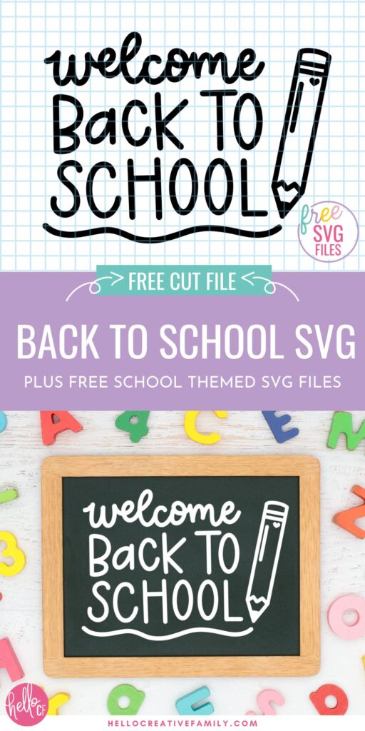 Create a sign, t-shirt, mug or other amazing Cricut project with these free Back To School SVG files that are perfect for teachers, EAs and administrators!
