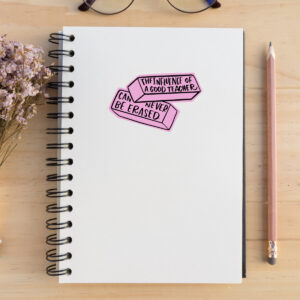 The Influence Of A Good Teacher Can Never Be Erased SVG From Hand Lettered Printables