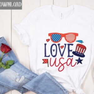 Love USA SVG From Sima Crafts