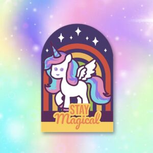 Unicorn Box Card SVG From The Bearded Housewife