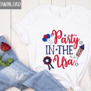Party in the USA SVG From Sima Crafts