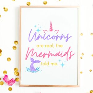 Unicorns Are Rea, The Mermaids Told Me SVG From Sunshine and Munchkins