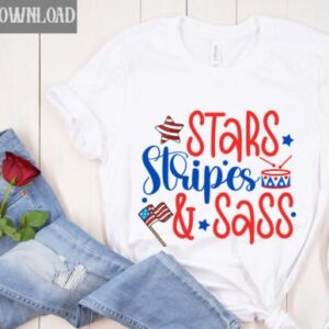 Stars Stripes and Sass SVG From Sima Crafts