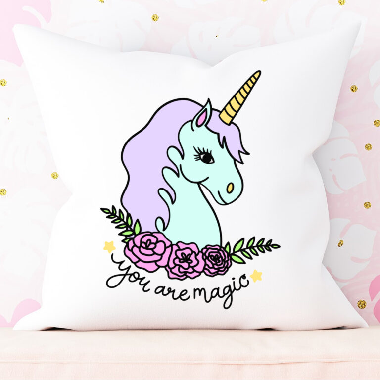 You Are Magic Unicorn Pillow with Unicorn SVG From Hello Creative Family