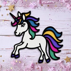 Layered Unicorn SVG From Like Love Do