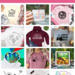 Connect with Mother Nature with 10 free Nature SVG Files including Wild and Free! These files can be used with your Cricut cutting machine to to create shirts, hoodies, mugs, custom camping gear and more for celebrating the great outdoors!