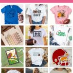 Get game day ready with these 12 free Football SVG Files and your Cricut Cutting Machine! Use to make all your game day gear including shirts, hoodies, mugs, tote bags and more! Includes a football with heart that you can put your favorite player's number in!
