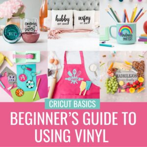 Vinyl and HTV craft projects along with Cricut Joy, Cricut Maker and Cricut Explore.