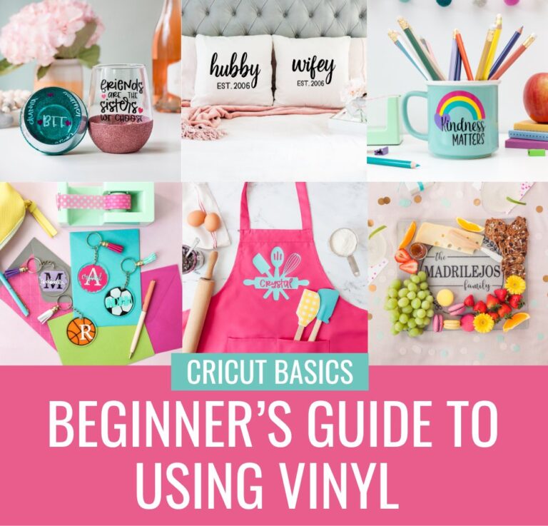 Vinyl and HTV craft projects along with Cricut Joy, Cricut Maker and Cricut Explore.