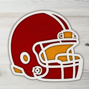 Layered American Football Helmet SVG From Like Love Do