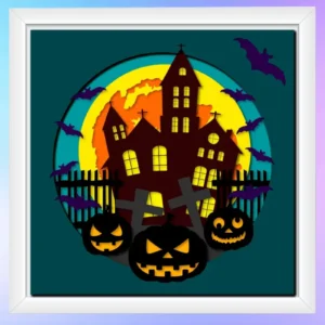 Halloween Haunted House 3d SVG From Anna Download