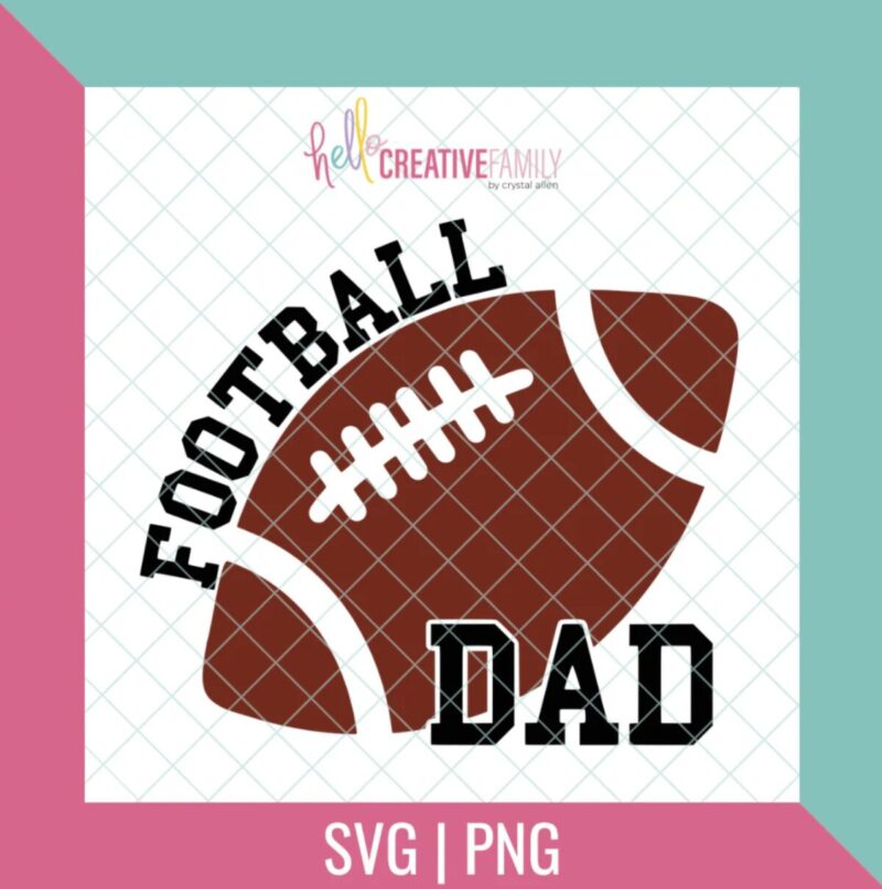 Football Dad SVG from Hello Creative Family