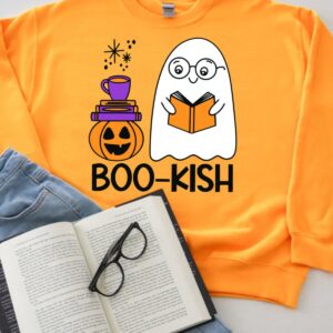 Download 11 free SVG files with cute ghost designs, including an adorable kawaii a ghost with reading glasses, a book, and the playful saying "Boo-kish" beneath! Perfect for Halloween Cricut crafting, these spooky but sweet designs are ideal for Halloween crafting. Grab them all!