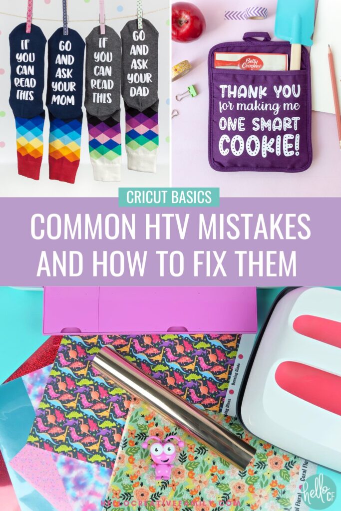 Struggling with HTV using your Cricut? Learn how to identify and fix the most common HTV mistakes, from temperature problems to lifting vinyl. Get expert tips for perfect iron-on results every time!