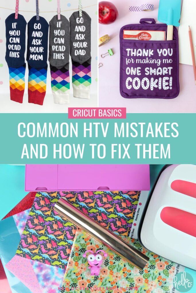 Struggling with HTV using your Cricut? Learn how to identify and fix the most common HTV mistakes, from temperature problems to lifting vinyl. Get expert tips for perfect iron-on results every time!