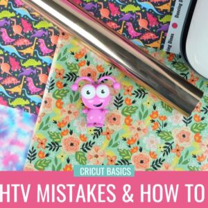 Struggling with HTV using your Cricut? Learn how to identify and fix the most common HTV mistakes, from temperature problems to lifting vinyl. Get expert tips for perfect iron-on results every time!