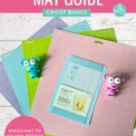 Choosing the wrong Cricut mat? This guide has you covered! Understand the uses of LightGrip, StandardGrip, StrongGrip, and FabricGrip mats and get perfect cuts every time!