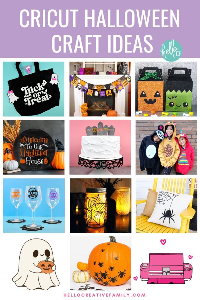 Get creative this spooky season with the best Halloween Cricut crafts! Explore our favorite fun and easy DIY Halloween Cricut ideas to make unique decor, costumes, trick-or-treat and more.