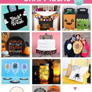 Get creative this spooky season with the best Halloween Cricut crafts! Explore our favorite fun and easy DIY Halloween Cricut ideas to make unique decor, costumes, trick-or-treat and more.