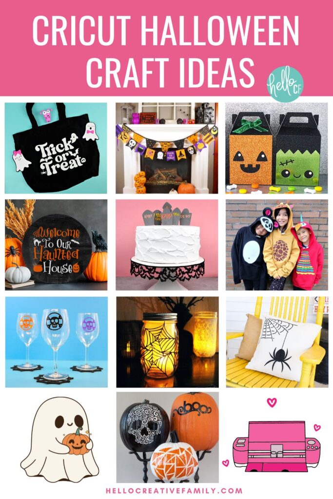 Get creative this spooky season with the best Halloween Cricut crafts! Explore our favorite fun and easy DIY Halloween Cricut ideas to make unique decor, costumes, trick-or-treat and more.
