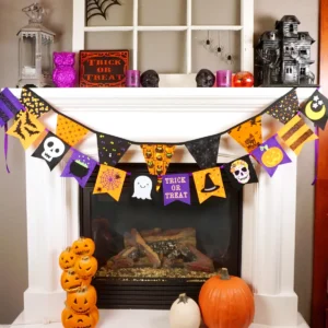 Halloween Banner from Happiness Is Homemade