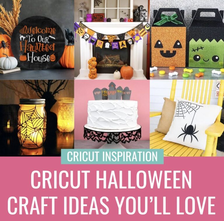 Get creative this spooky season with the best Halloween Cricut crafts! Explore our favorite fun and easy DIY Halloween Cricut ideas to make unique decor, costumes, trick-or-treat and more.
