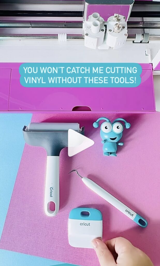 My must have tools for cutting vinyl and htv.