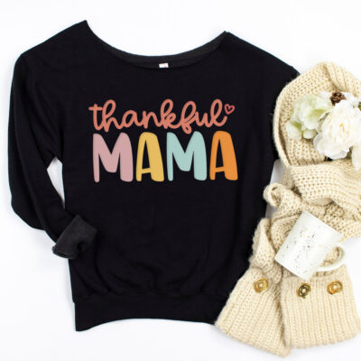 Thankful Mama Sweatshirt From Hello Creative Family