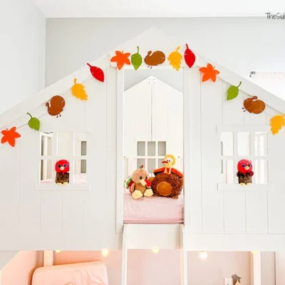Felt Thanksgiving Banner From The Suburban Mom