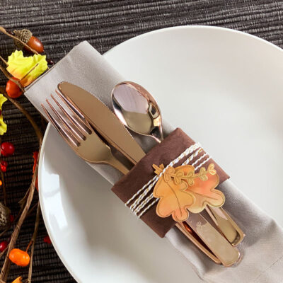 Fall Leaf Place Setting From The Country Chic Cottage